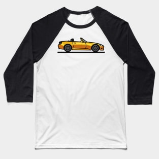 Honda S2000 S2K Yellow Baseball T-Shirt